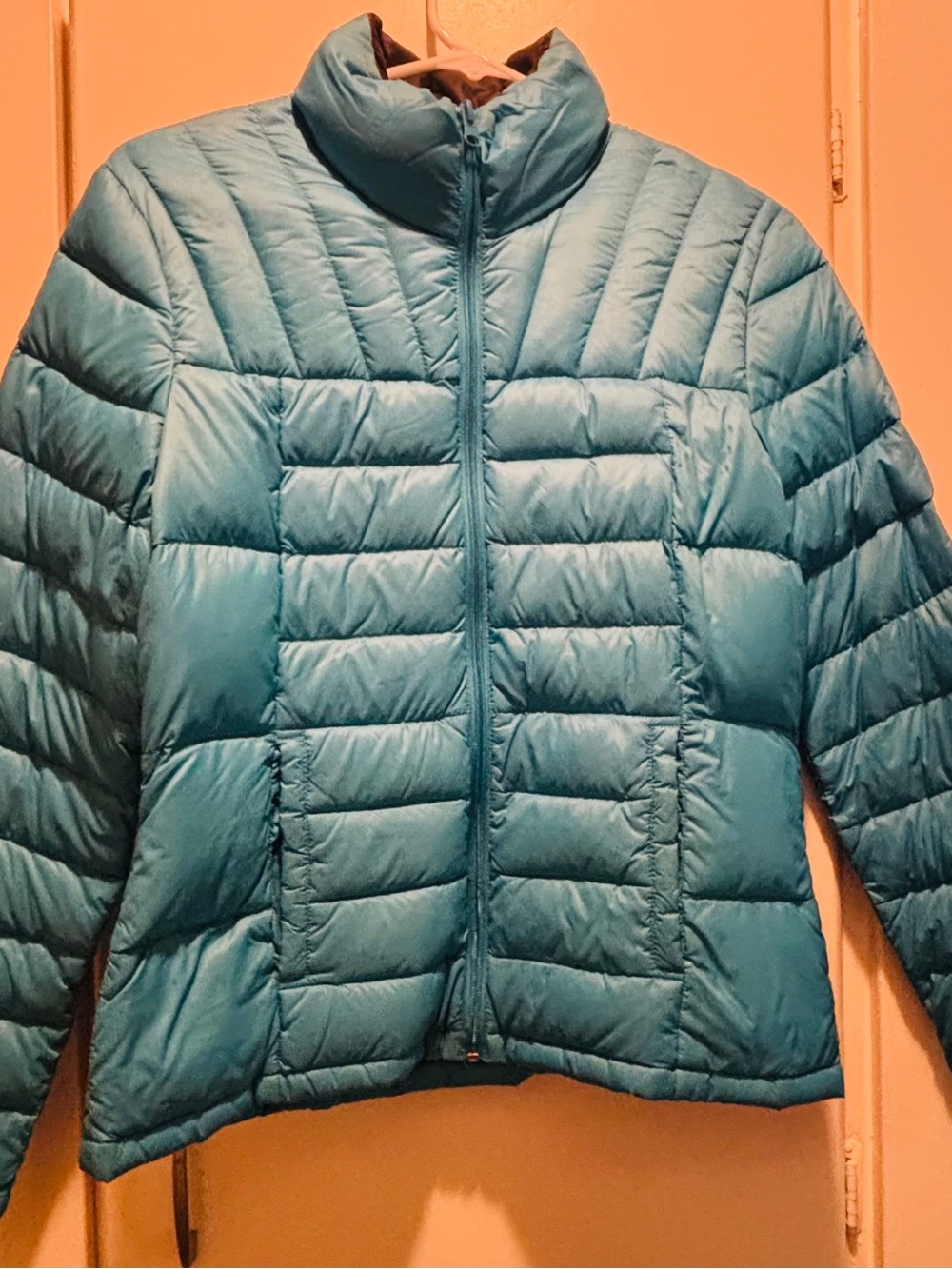 Bernardo Women's Packable Puffer Jacket - Teal Blue